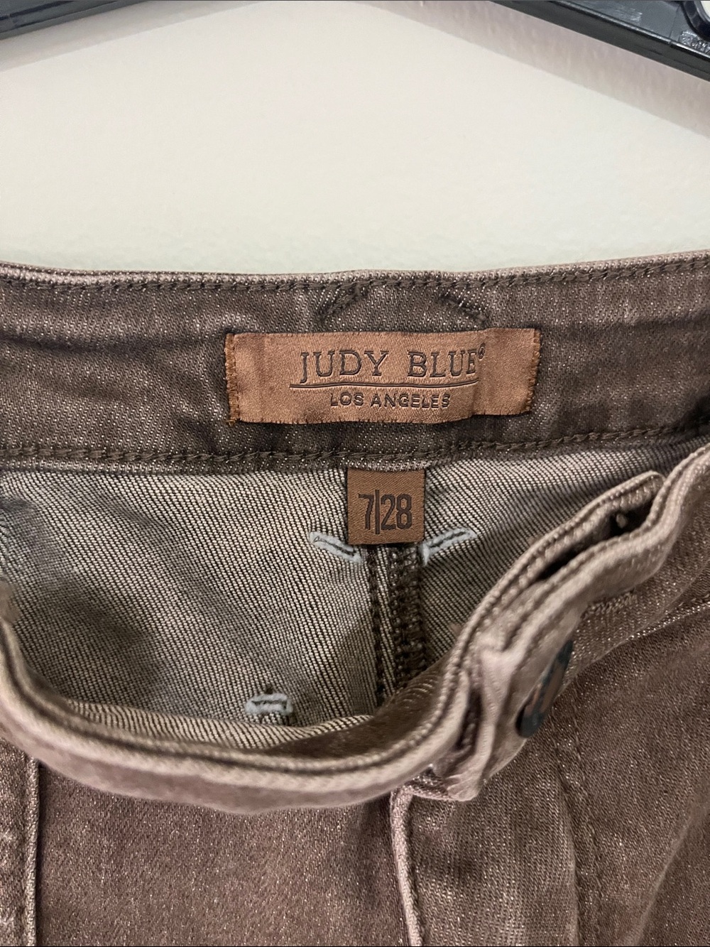 Judy Blue Brown Wide-Leg Women's Pants - Picture 4 of 5